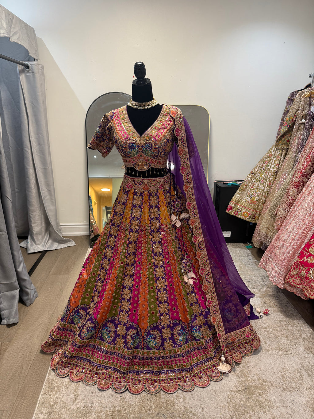 Beautiful choli with lehenga
