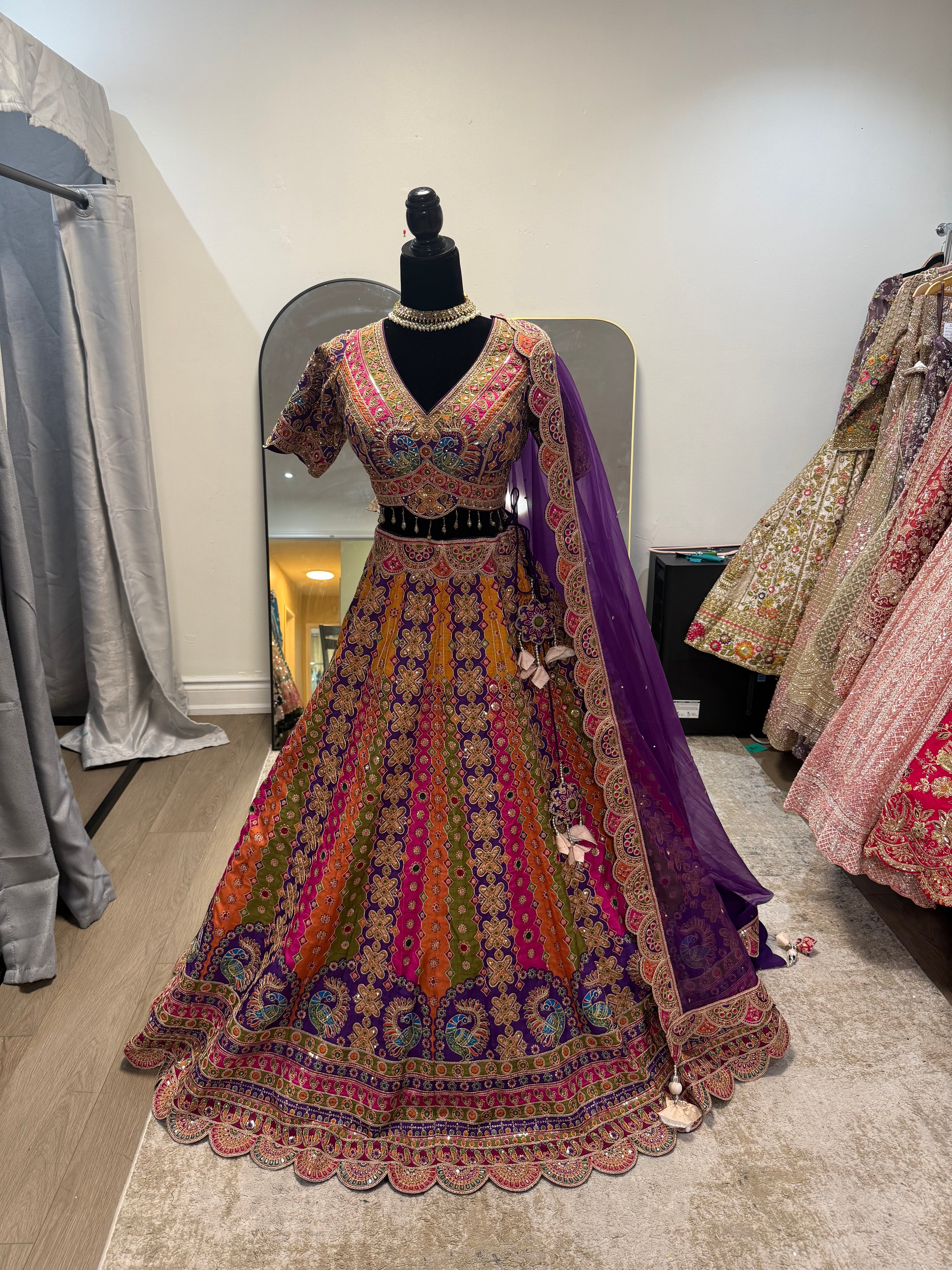 Beautiful choli with lehenga