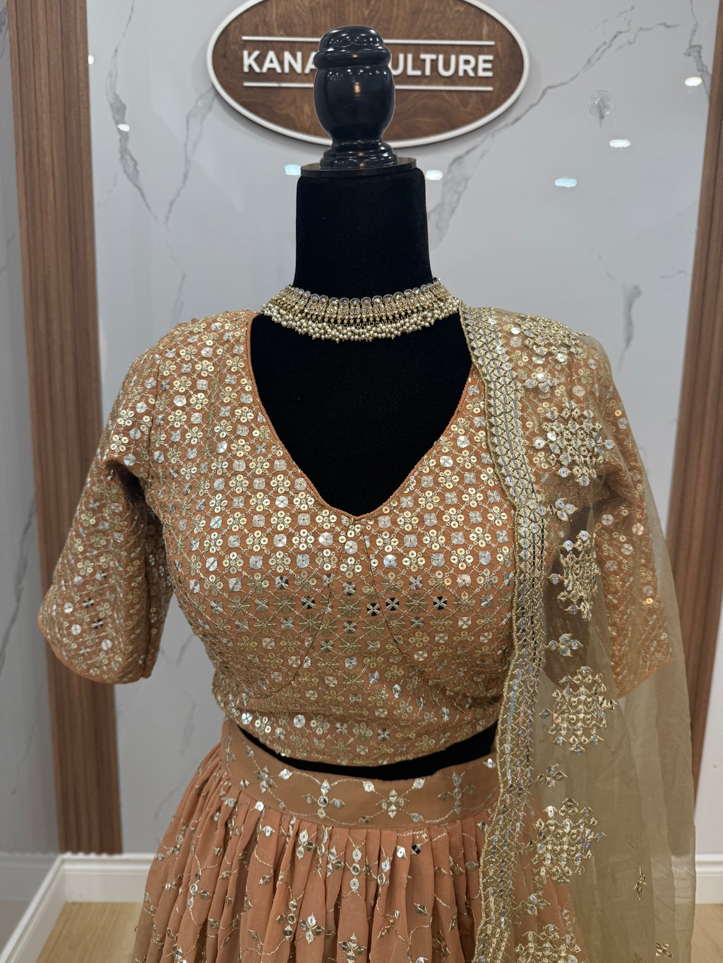 Traditional Embroidered Geogette Lehenga Choli