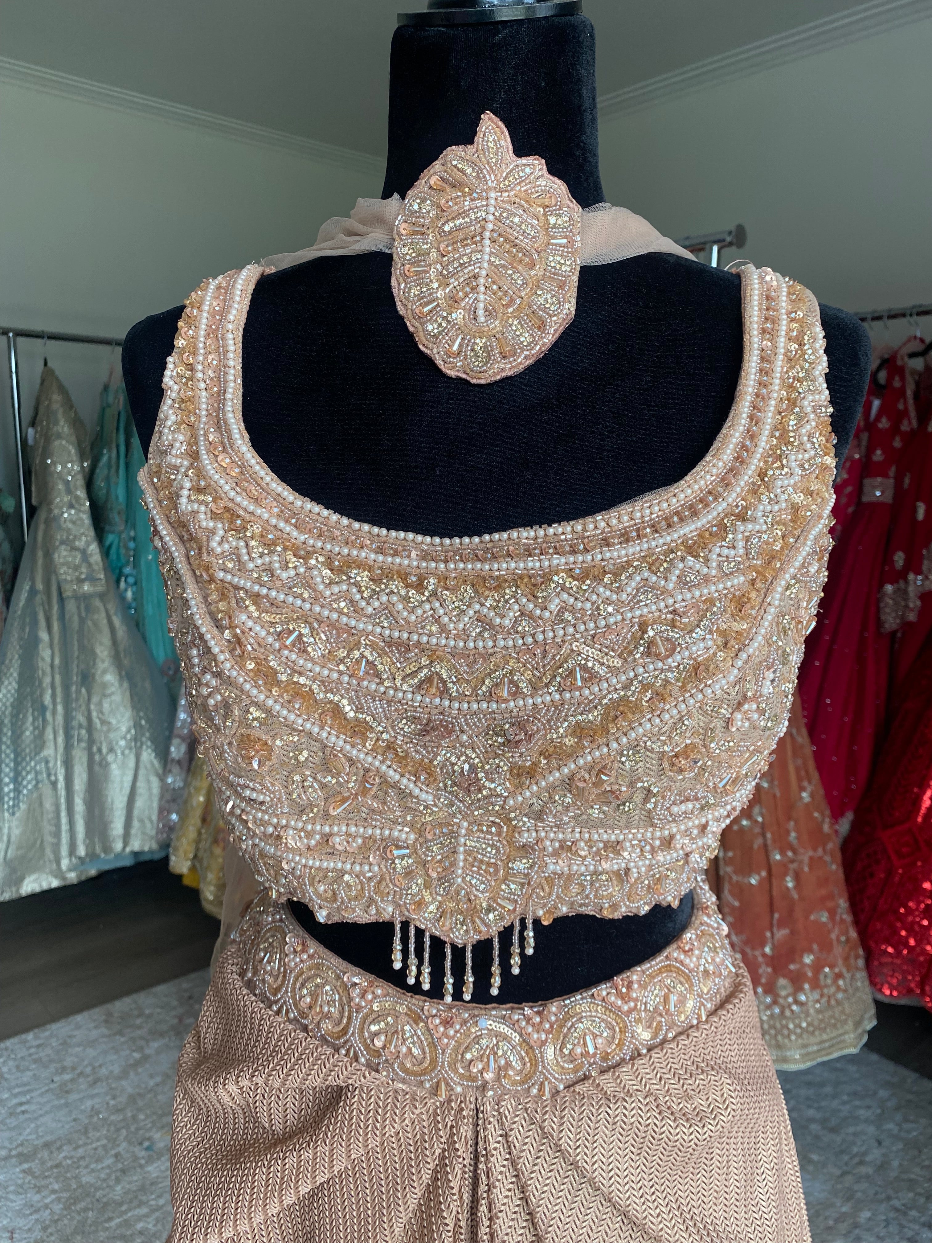 KanadaKulture - Designer saree with pre drape - Exclusive Design