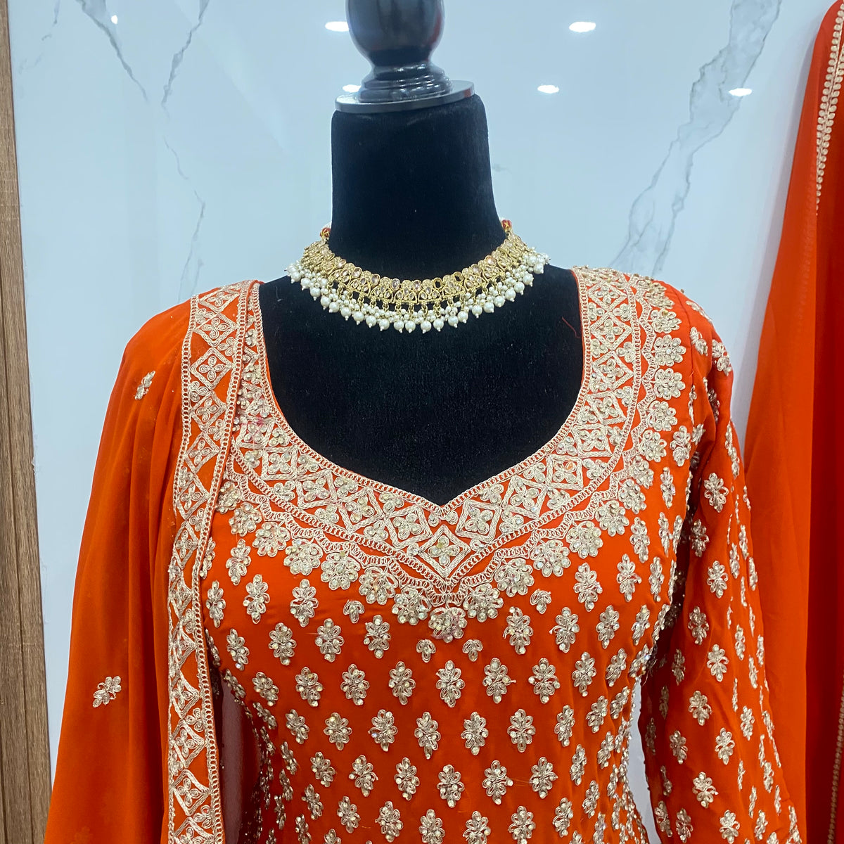 Indo western Embroidered suit