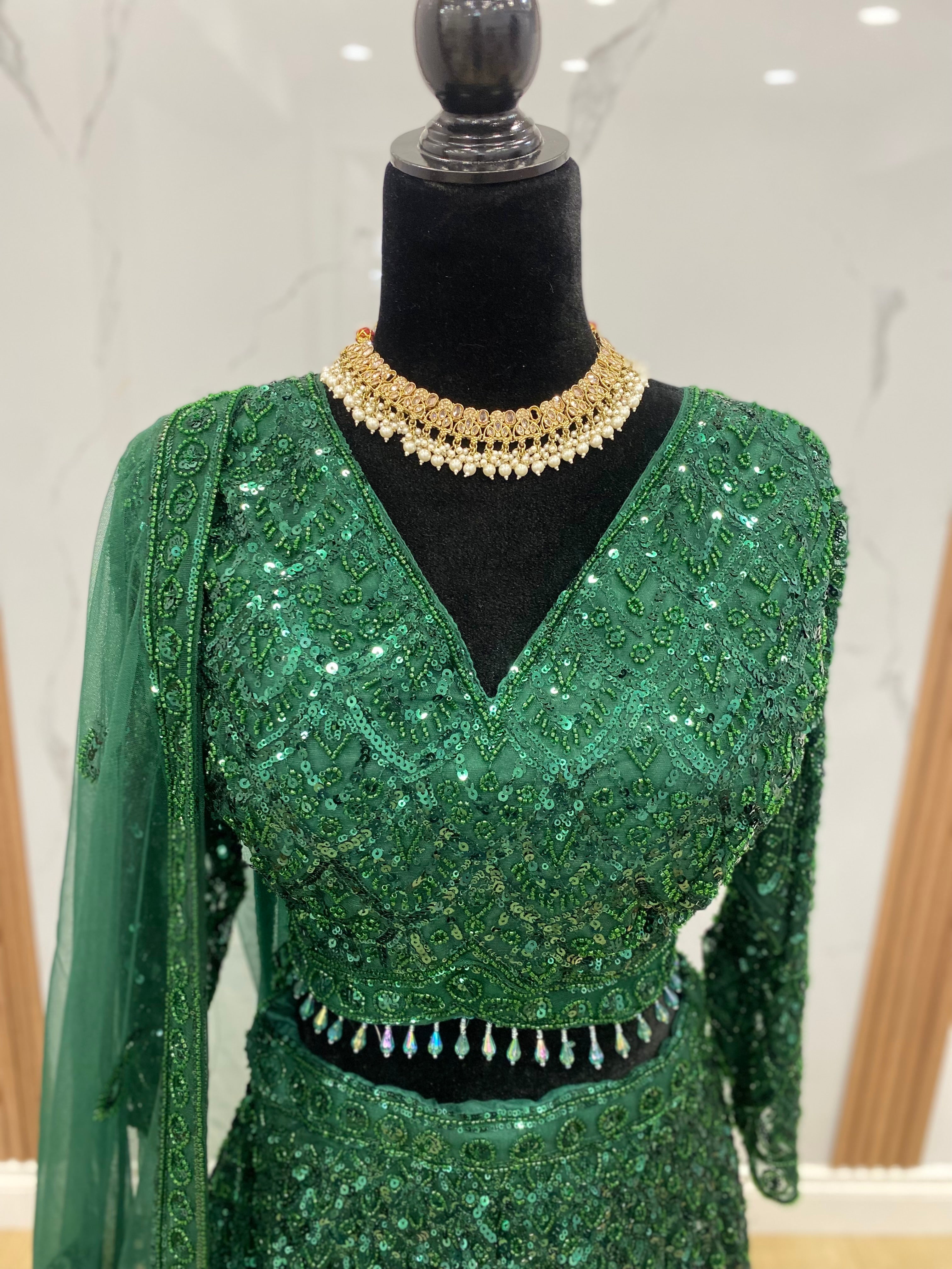 Size 54 Embroidered Lehenga Choli