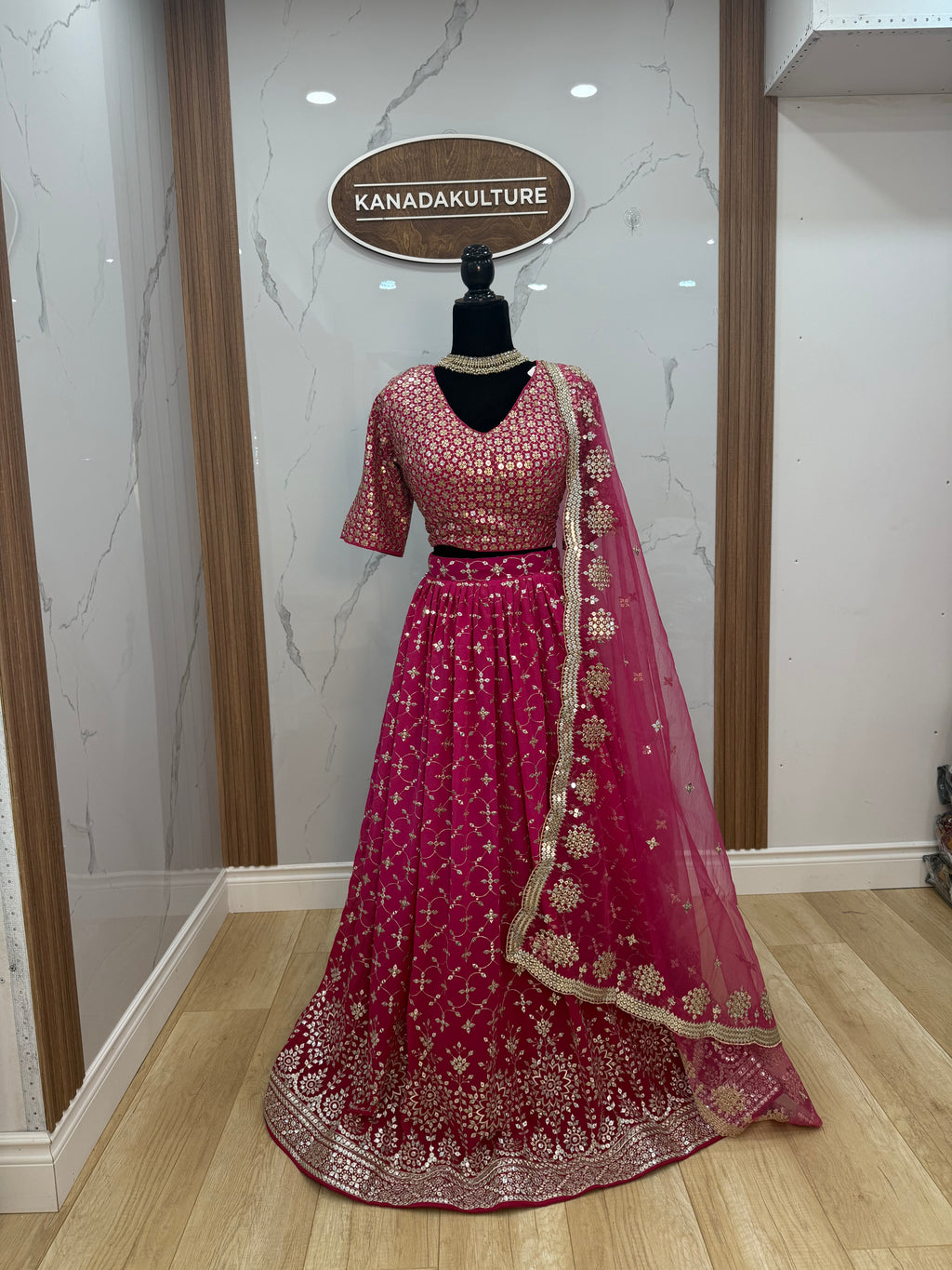 Traditional Embroidered Geogette Lehenga Choli
