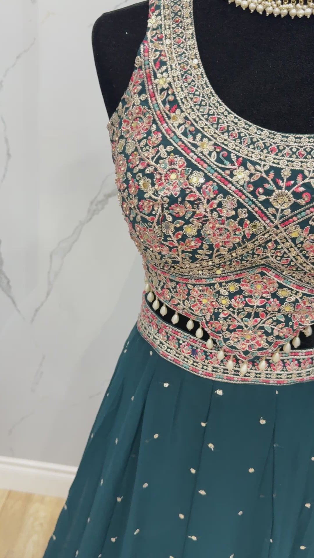 Traditional Embroidered Geogette Lehenga Choli