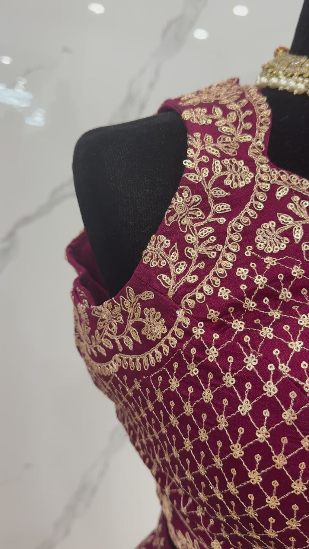 Dark color lehenga choli