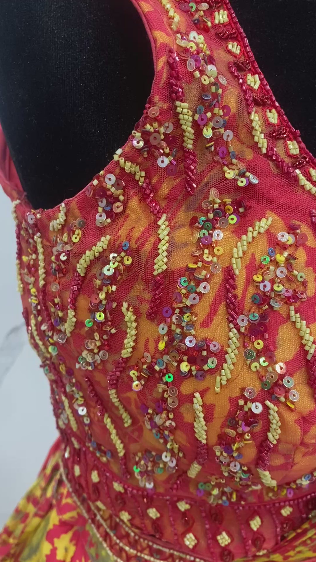 Palazoo with drape saree indo western