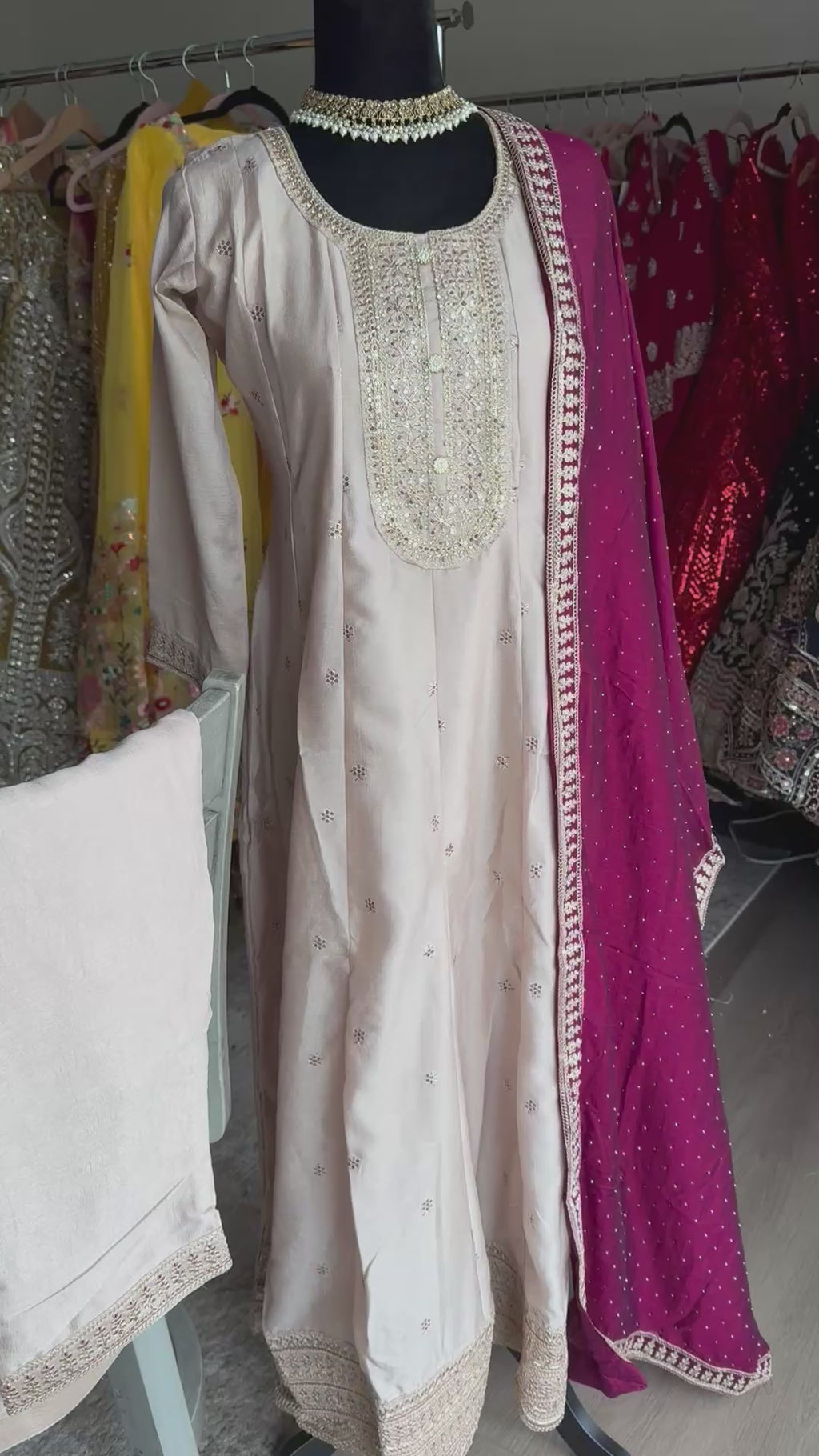 Embroidered suit – Kanada Kulture