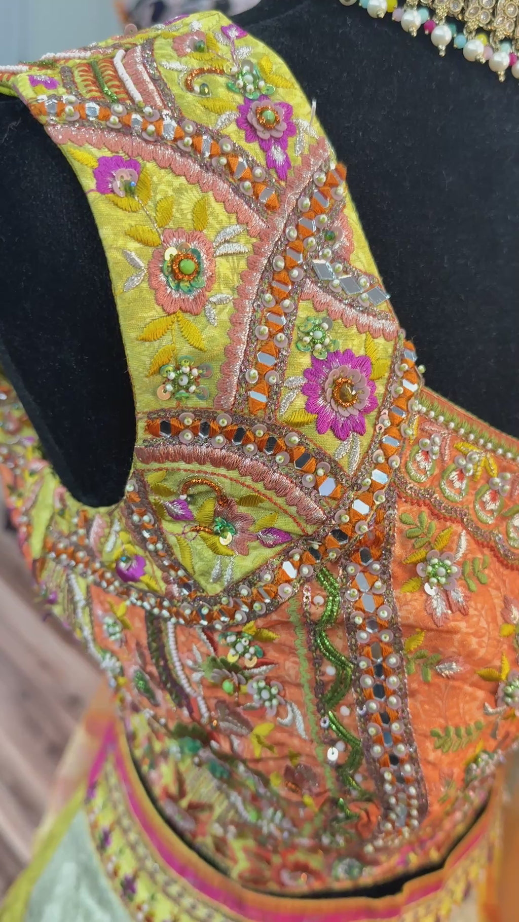 Karishma multi color lehenga