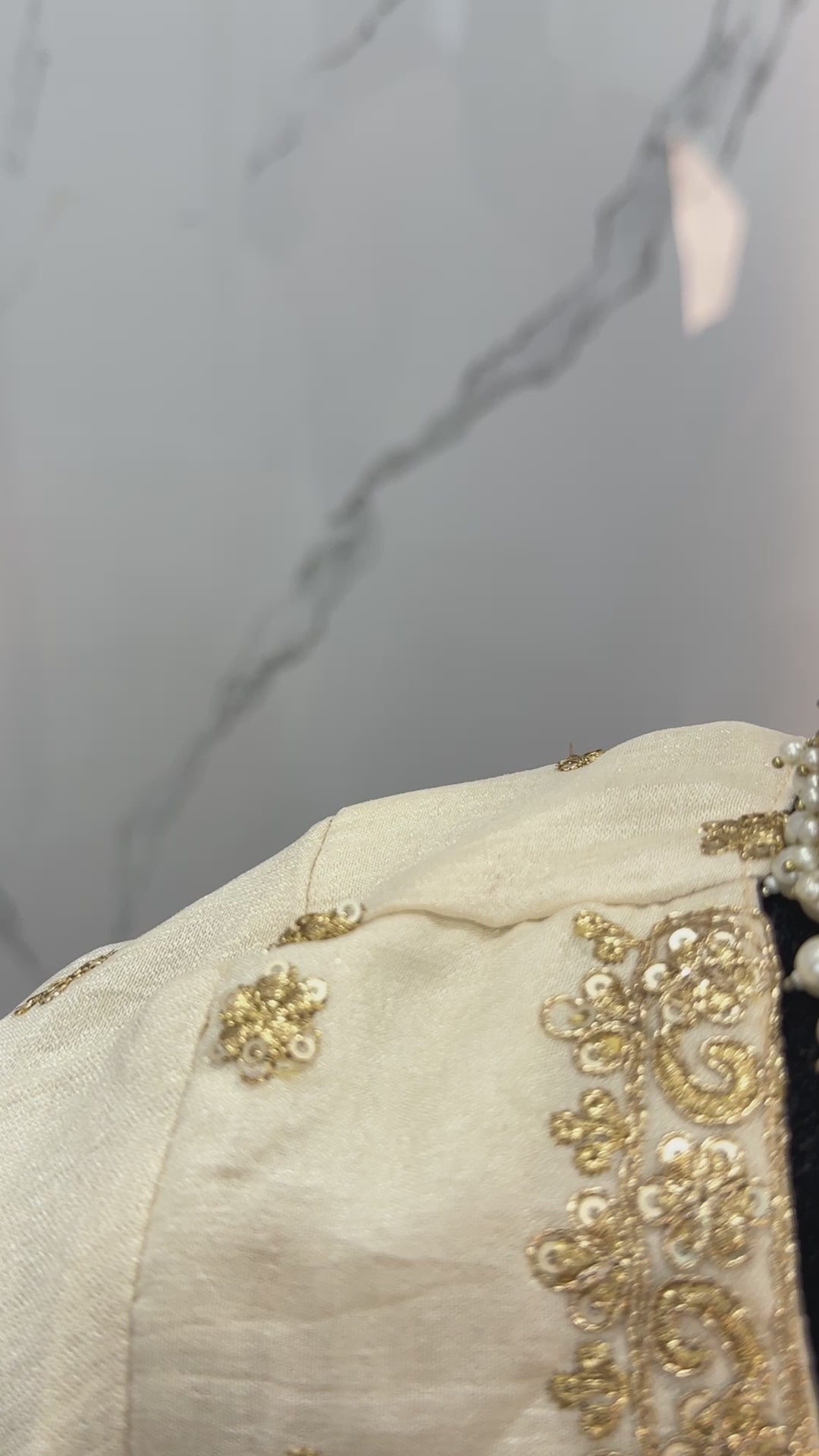 Alluring Off-White Sequins Wedding Wear Lehenga With Blouse