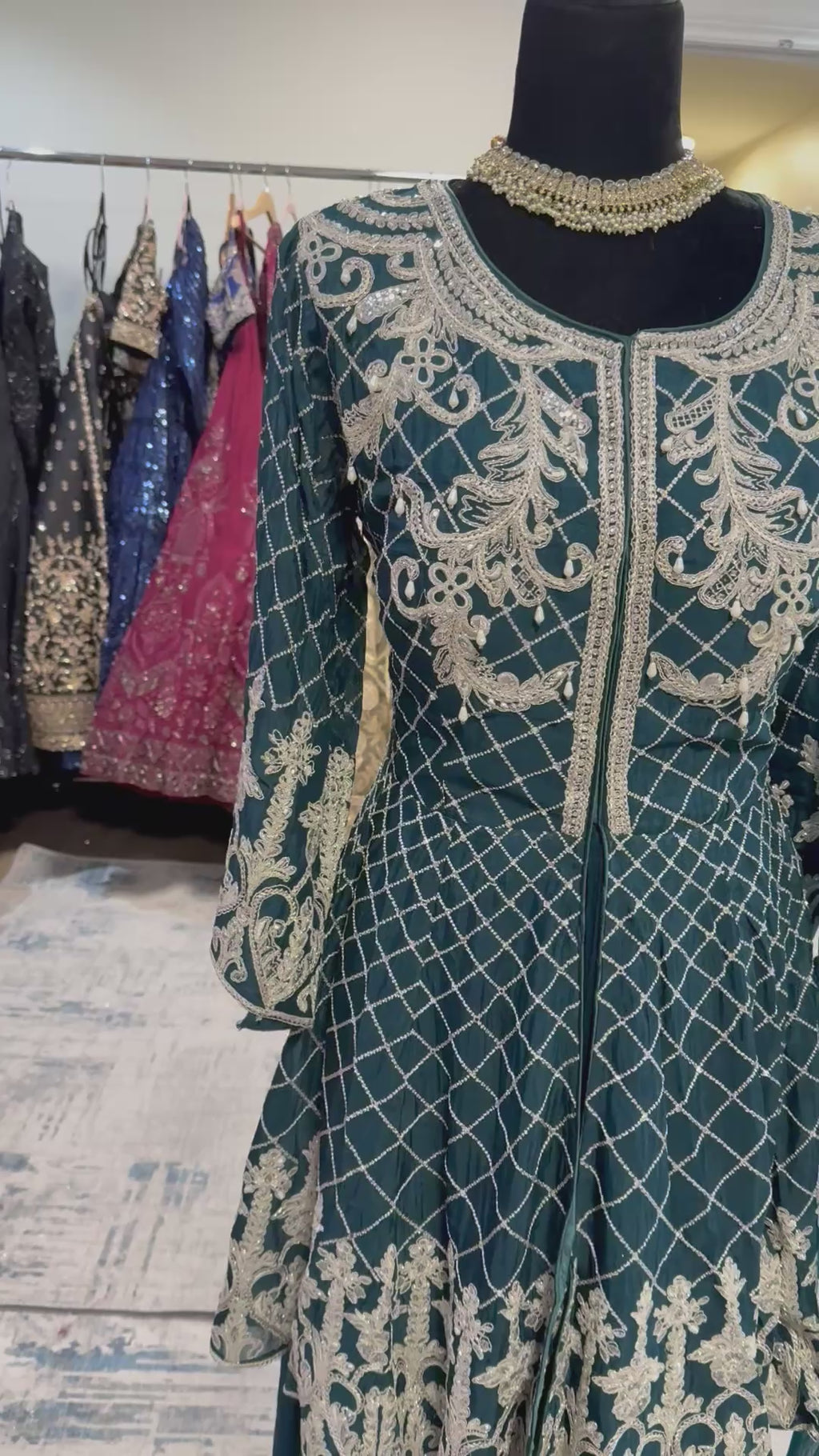 Embroidered suit – Kanada Kulture