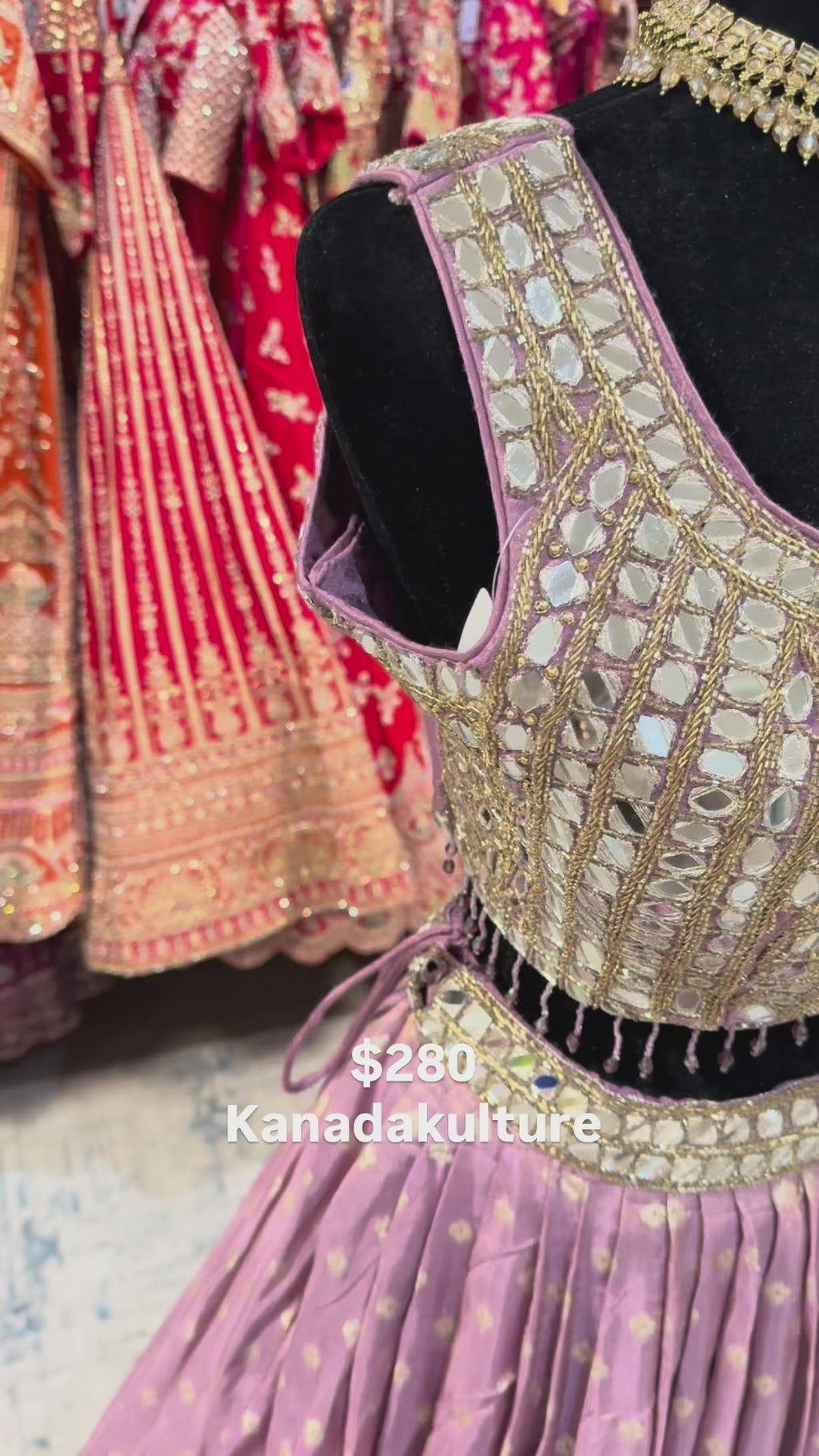 Purple banarsi Lehenga