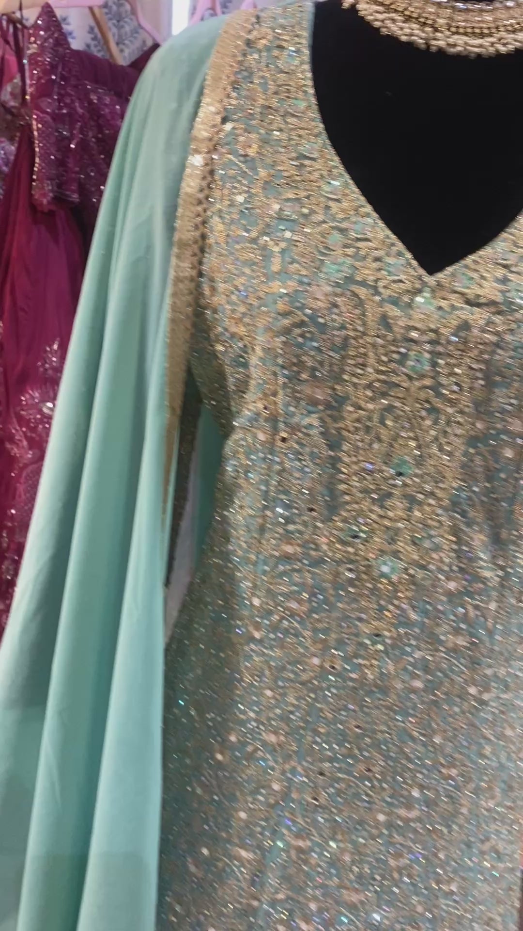 Embroidered palzoo Suit – Kanada Kulture
