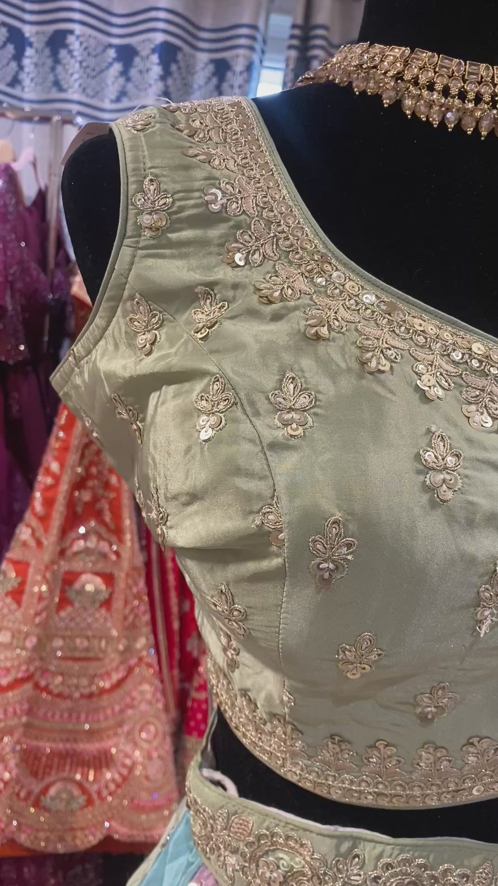 Traditional Embroidered silk Lehenga Choli