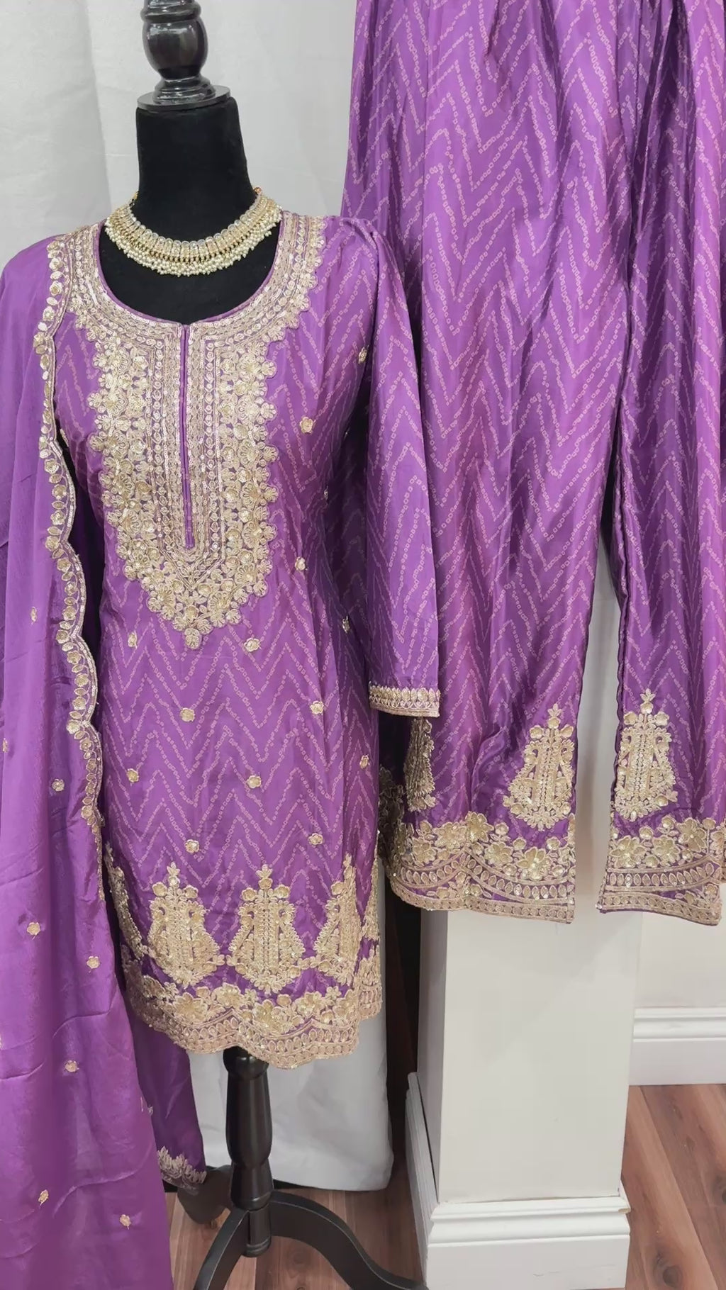 Embroidered palzoo Suit – Kanada Kulture