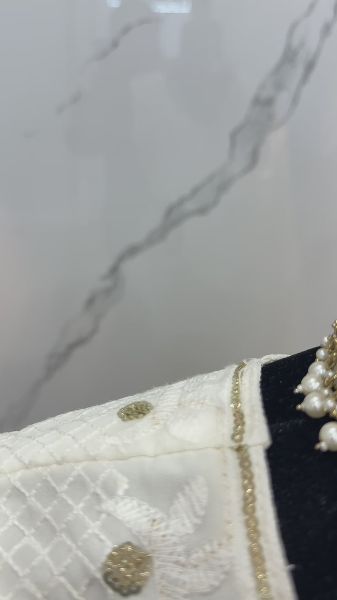 Traditional White Embroidered Georgette Lehenga Choli