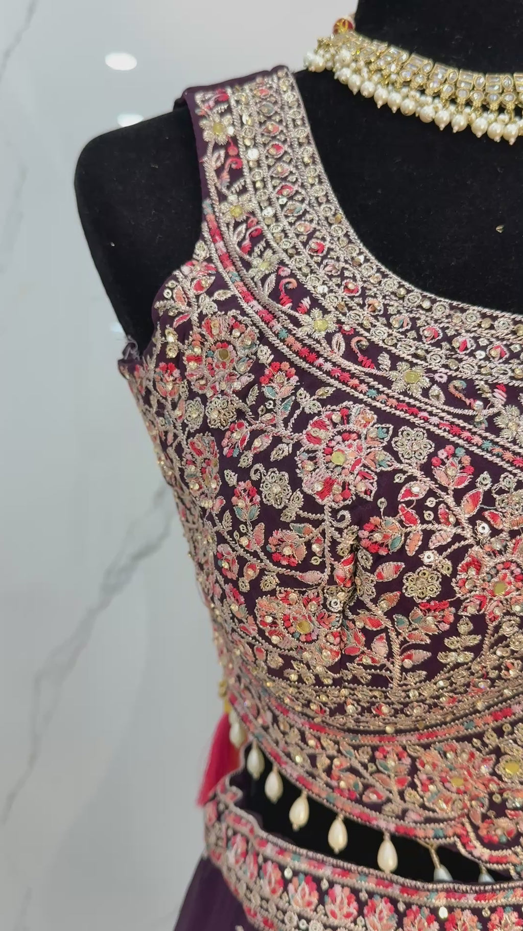 Traditional Embroidered Geogette Lehenga Choli