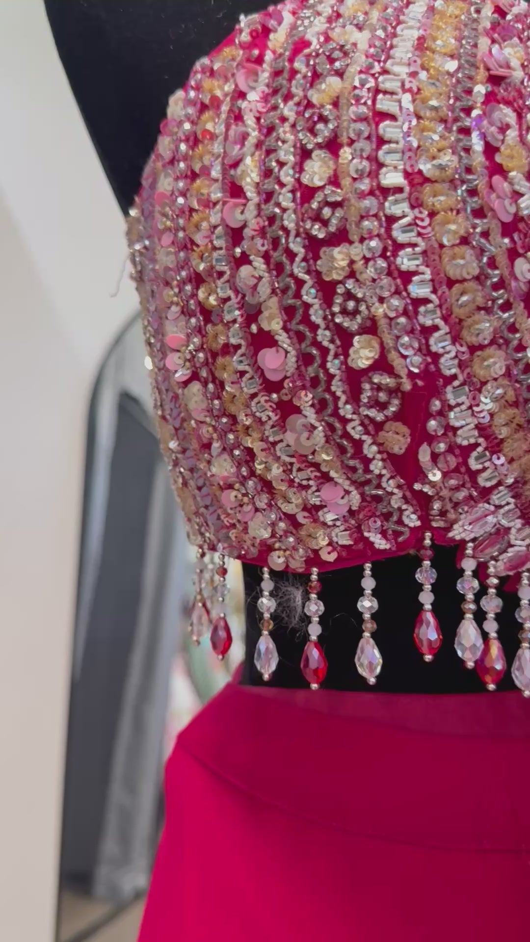 Pre drape saree